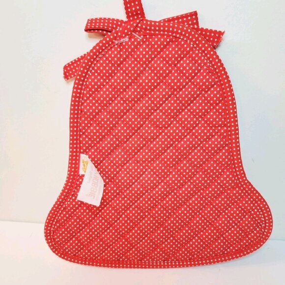 VTG Holiday Wishes Trimmings Potholder Christmas Holly Hobbie Xmas Kitchen - Picture 3 of 4